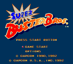 Super Buster Bros. Title Screen